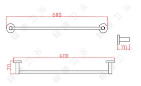 桓迪304不锈钢单杆 HD-6100