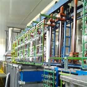 桓迪卫浴水龙头生产流程--产品送往电镀自动线上