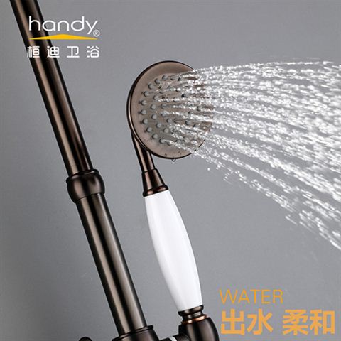桓迪全铜欧式古典大淋浴