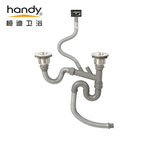 桓迪不锈钢拉伸水槽双槽