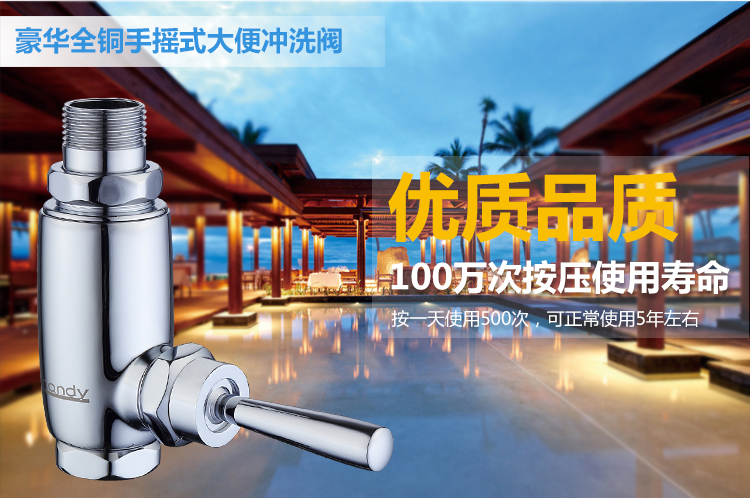 桓迪手把式大便冲洗阀 HD-7L22
